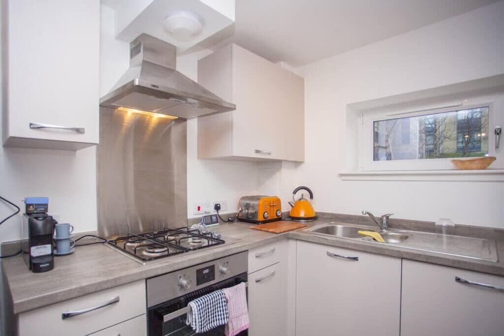 Beautiful Flat With Panoramic Views Over The City Glasgow Esterno foto